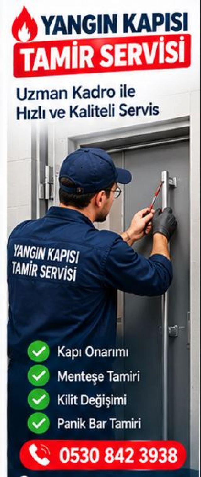 Tuzla Yangın Kapısı Tamir Servisi